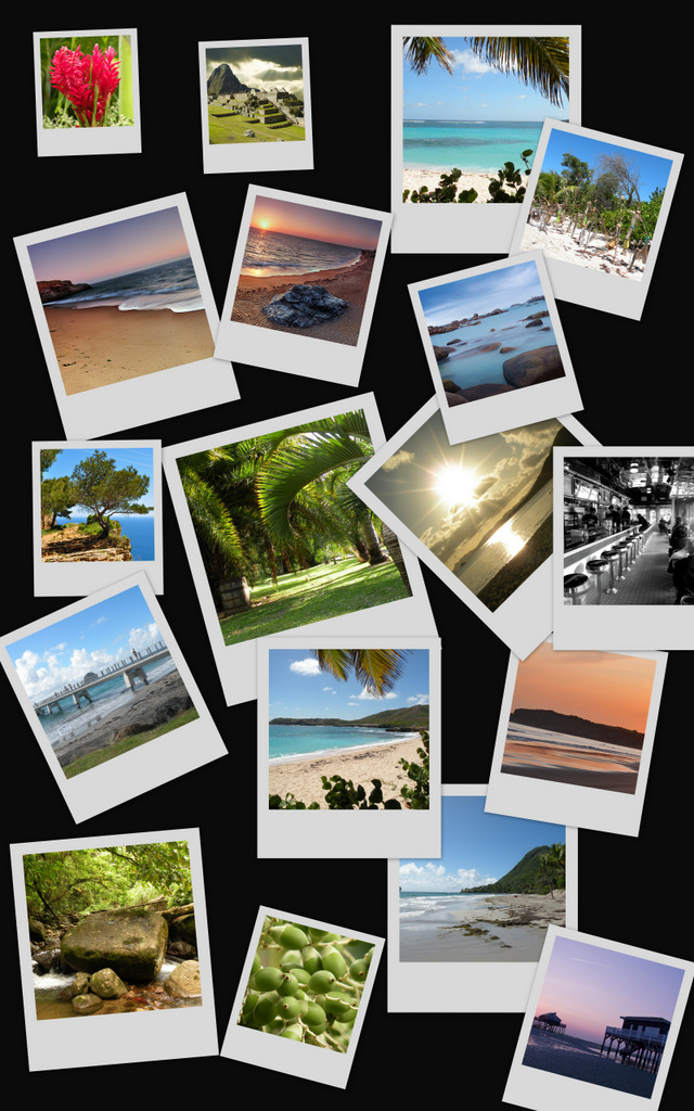 Sélection des photos pour un photomontage