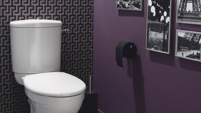 Idées déco - tableau pour des toilettes originales - Le Blog Hexoa
