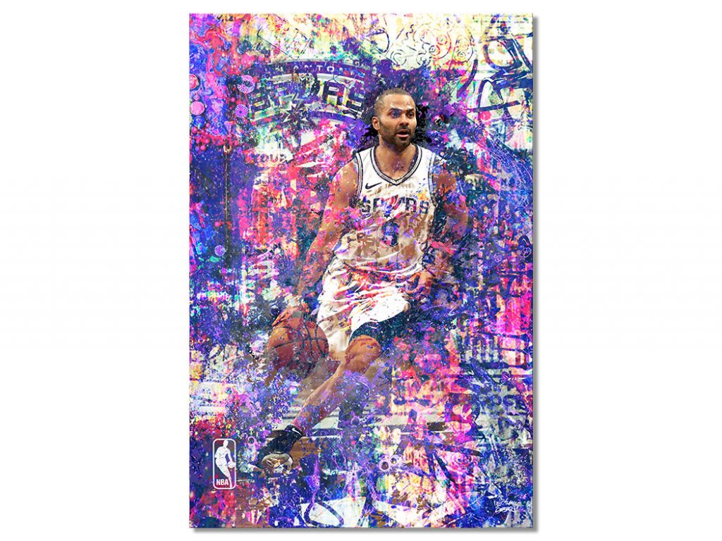 Deco Street Art Tony Parker  NBA