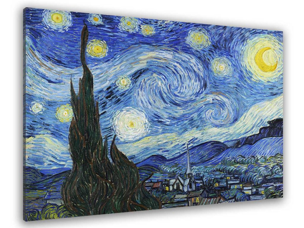 Un tableau de Van Gogh pour une decoration murale tres arty