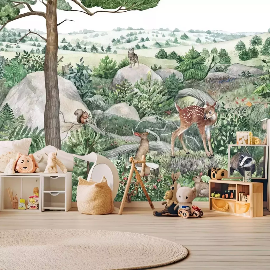 Papier panoramique happy hills et l'histoire de sa création